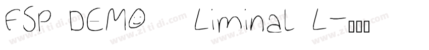 FSP DEMO   Liminal L字体转换